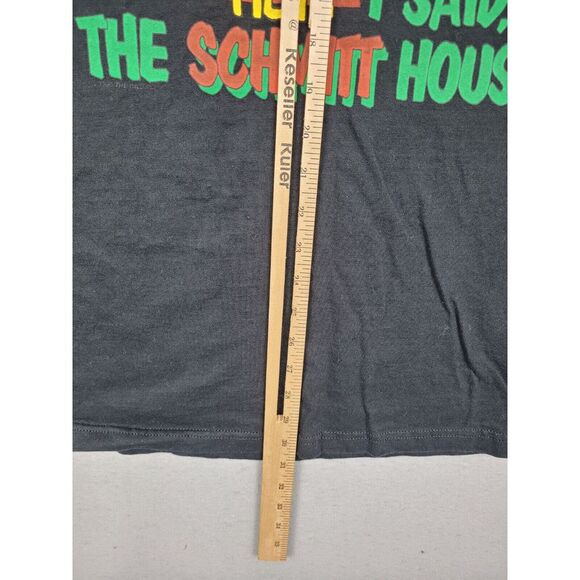 Funny Christmas Shirt Men's Medium Graphic Tee Santa Reindeer Vintage - Picture 6 of 7